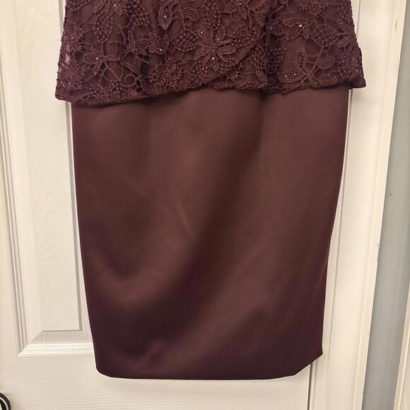 NWT  Social Occasions by Mon Cheri. Satin Sequin Mother Of Bride. Size 8. $398 - Picture 8 of 12